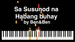 Sa Susunod na Habang Buhay by Ben&Ben Synthesia Piano tutorial with music sheet