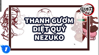 Vẽ Nezuko cute hột me, Thanh gươm diệt quỷ_1