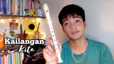 KAILANGAN KITA - Recorder Flute Cover with Easy Letter Notes