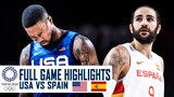 USA vs SPAIN Game Highlights 4th Qtr | 2021 Tokyo Olympics | Quarter Finals NBA 2K21