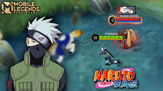 Hayabusa as Kakashi Skin Naruto X Mlbb - Mobile Legends