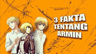 3 Fakta dari armin arlert