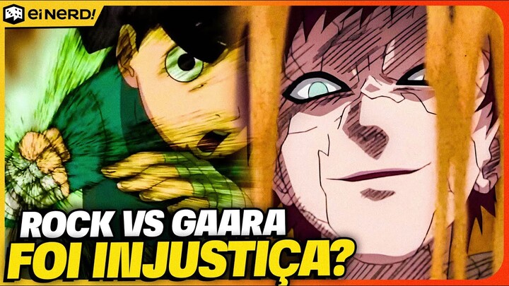 ROCK LEE VS GAARA: ERA PRO ROCK LEE GANHAR?