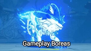 Gameplay Boreas ft. Diluc