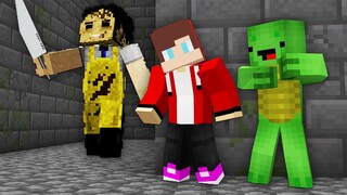 I Bought A CURSED HOUSE In Minecraft JJ and Mikey vs Scary Clown challenge Maizen Mizen Mazien