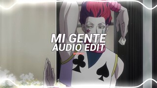 mi gente - j balvin & willy william [edit audio]