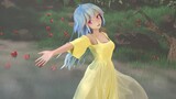 [Kain |.C4D |. Kualitas film 2K] Miku seperti itu, peri turun ke bumi? Tunggu...gaun kuning muda! [D