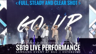 SB19's GO UP Live Performance @ Samsung Galaxy Launch, BGC || 05Feb2020