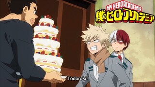 Class 1-A Celebrates Bakugou & Todoroki's Hero License