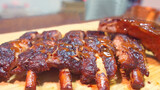 10,000 Fans Celebration! American Slow Grilled Ribs! ~