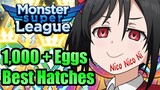 40+ NAT 5 SUMMONS, OVER 1,000 EGGS! | Monster Super League