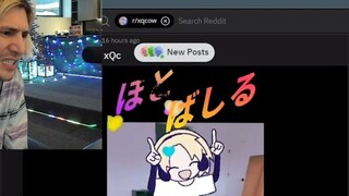 xQc ดูรังเกียจเมื่อดู 2D xQc ที่สร้างโดยแฟนๆ