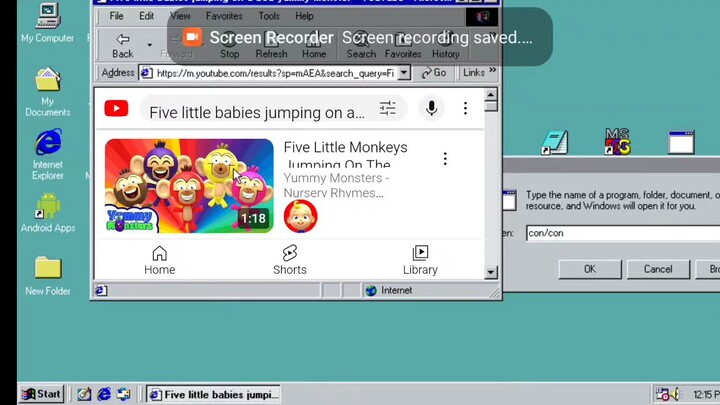 five little monkeys jumping on the bed windows 98 bsod