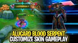 Alucard Blood Serpent Customize Skin Gameplay | Mobile Legends: Bang Bang