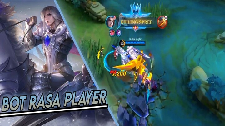 SKILL BOT SKRG MAKIN GG CUY. GAMEPLAY LEOMORD, MOBILE LEGEND BANG BANG