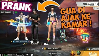 PRANK JADI CEWEK DI GLOBAL ||FREE FIRE PRANK