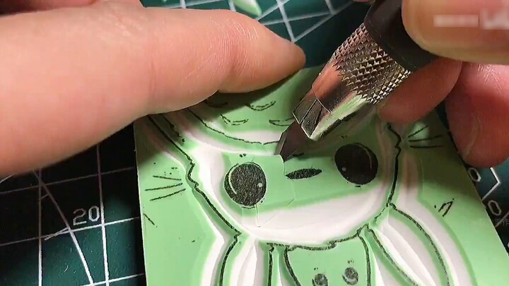 【Rubber Stamp Engraving】Pictures submitted by fans of My Neighbor Totoro. Do you think it is a heali