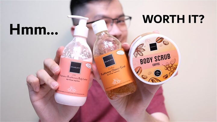 KUPAS TUNTAS SCARLETT BODY CARE! Coffee Body Scrub, Shower Scrub, Body Lotion Jolly. Mencerahkan!