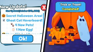 😳👻 I Found NEW Secret HALLOWEEN Area in Pet Simulator X..