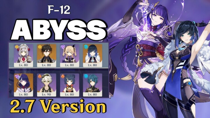 Yelan Noelle Bersatu ! Rational is Back ! Full stars F-12 Abyss 2.7 - Genshin Impact