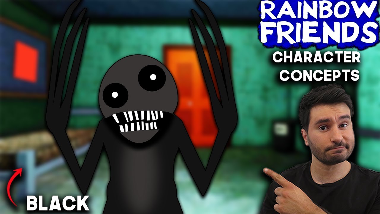 Drawing Rainbow Friends in Poppy PlayTime Game - ROBLOX JUMPSCARE 