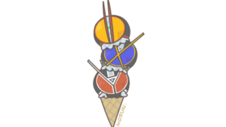 Es Krim Kamen Rider 555