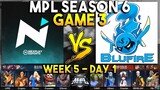 NXP SOLID VS BLUFIRE (GAME 3) | MPL PH S6 WEEK 5 DAY 1