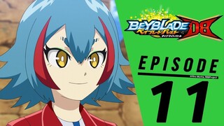 BEYBLADE BURST QUADDRIVE 11  The Dark Prince Strikes! Bel vs Free!