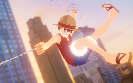 Spider-Man Marvel, tapi Luffy!