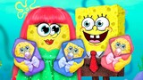 The Spongebob Family / 11 Hacks and Crafts