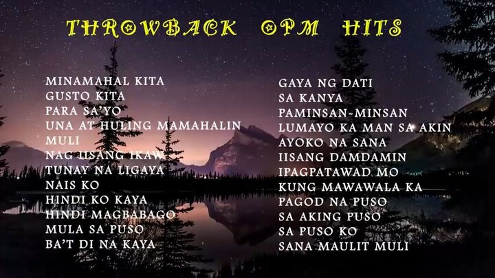 #1990's opm hit songs,🎧
