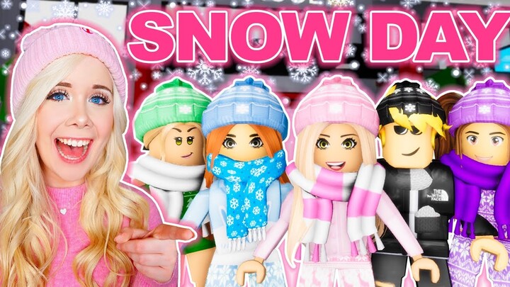 SNOW DAY IN BROOKHAVEN! (ROBLOX BROOKHAVEN RP)