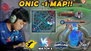 GILA MOMEN PERTAMAKALINYA NGELIAT ONIC -1 MAP!! WKWWKKWKW - RBL VS ONIC MATCH 3