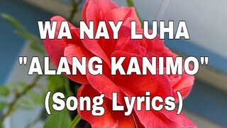 WA NAY LUHA "alang kanimo" || Song Lyrics ll Visayan Song || Cover by TJ