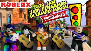 24 JAM JADI PENGAMEN DI BROOKHAVEN - ROBLOX BROOKHAVEN INDONESIA