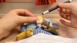 Every night is the same with pet owners 🥴 Ginger and Dad Stop Motion Animation