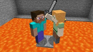 ALEX VS STEAVE- การเล่นเกมออนไลน์ใน Minecraft