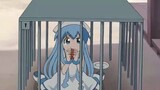 No matter how stupid the trap is, as long as there are shrimps in it, the squid girl will fall into 