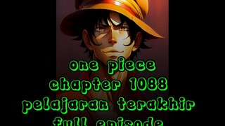 one piece chapter 1088 pelajaran terakhir