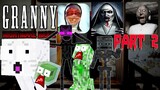 Monster School : THE NUN & GRANNY HORROR CHALLENGE PART 2 - Funny Minecraft Animation