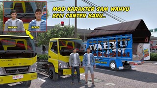 WAHYU ABADI AMBIL TRUK CANTER BARU DI GTA # mod karakter sam wahyu