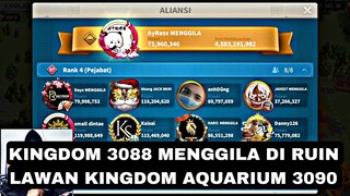 KESERUAN WAR RUIN KINGDOM 3088 VS 3090 !! WAR MENGGILA