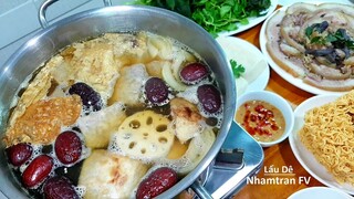 Cách Nấu LẨU DÊ Thơm Ngon Không Bị Hôi Dễ Làm Tại Nhà |Nhamtran FV