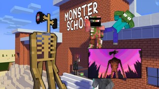 Monster School: SIREN HEAD CHALLENGE - Minecraft Animation
