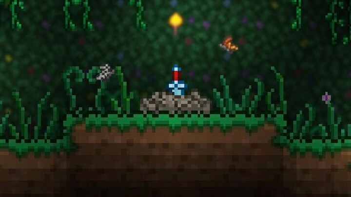 [Terraria] Ngủ trong phổi của ánh sáng hồ quang rừng