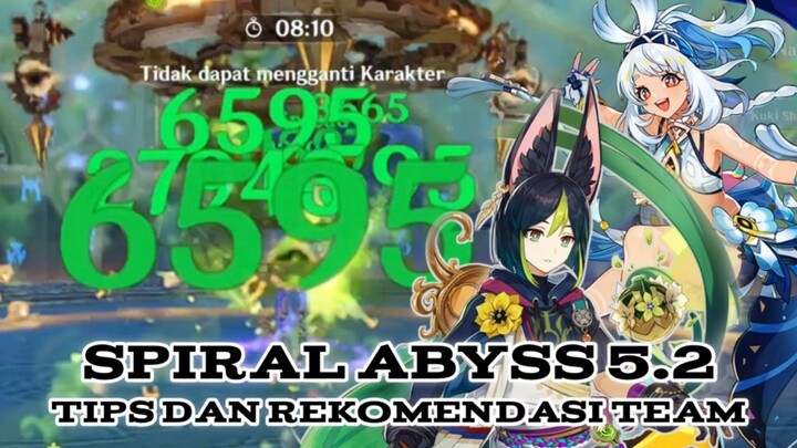 Tips dan rekomendasi team full star di spiral Abyss 5.2 - genshin impact