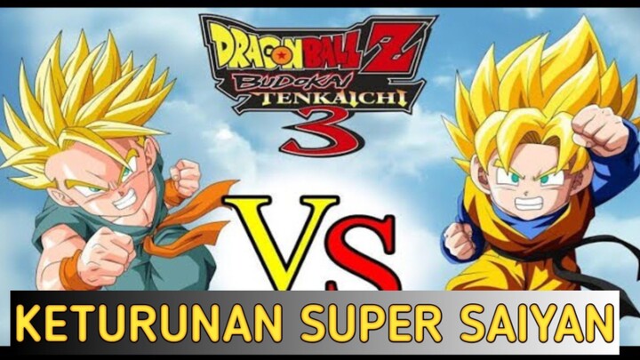 Pertarungan sengit Goten vs Trunks SSJ 1 - Dragon ball Z buu saga part 4