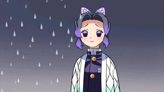 [Doujin Animation] When the Ghost Slayer Team Members Forgot to Bring Umbrellas