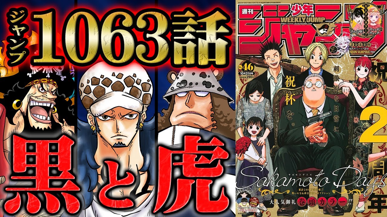 ワンピース 1063話 一切油断できない四皇の襲撃 強者同士が早くも削り合う緊張とボニーが見せた涙の理由 Onepiece 最新話 扉絵 クザン 黒ひげ ロー 考察 感想 解説 伏線 Bstation
