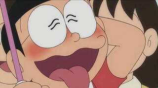 Nobita the lecher, Shizuka is jealous